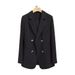 Women's Clothing Beige Blazer Style Metal Buckle Women's Outerwear Spring Autumn For Formal & Casual For Women_ecoleips.com