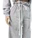 Women's Clothing Women's Casual Loose Two Piece Set Style Rope Tie Up Hooded Top Wide Leg Trousers For Formal & Casual_ecoleips.com