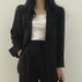 Women's Brown Suit Jacket Petite Style Fashionable Korean Casual Set Spring Autumn_ecoleips.com