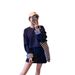 Fashionable Korean Style Women's Two Piece Set Long Sleeved Top And Skirt Early Autumn Design New for 2024_ecoleips.com