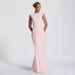 Women's Fall Fashion Backless High-Waist Bodycon Mini Dress – Sleeveless Wrap Ribbon Bandage Dress (Elegant & Sexy For Night Out & Party Wear)_ecoleips.com