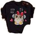 European And American Cross-border Foreign Trade Wholesale Clothing Cute Cartoon Owl Round Neck Plus Size Short-sleeve_ecoleips.com