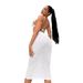 Women's Clothing New Irregular Sexy Knitted Sweater Camisole Vest Women's Elastic Hip Skirt Suit_ecoleips.com