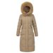 "Elegant Long Puffer Coat For Women – Knee-Length Winter Jacket With Faux Fur Trim (L-4XL, Slim Fit & Warm)"_ecoleips.com