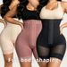 Cross-border One-piece Shapewear, European American Style Waist-cinching, Hip-lifting, Buttoned Body Shaper, Plus-size_ecoleips.com