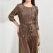 Flared Skirt Wide Leg Pants Autumn New Loose Metallic Shiny Suit Women Fashion High-end Women's Clothing_ecoleips.com