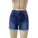 Summer New Arrival Women's Slim Fit Denim Shorts High Elasticity Comfortable Style Frayed Hem In Stock_ecoleips.com