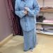Women's Denim Shirt Dress With Collar – Oversized Casual Button Down Tunic For Fall – Elegant And Comfortable Stretch Polyester Blend_ecoleips.com
