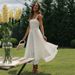 Women's Sleeveless Camisole Long Dress Irregular Hem New Fashion Style Clothing_ecoleips.com