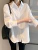 White Shirt Women's 2026 New Korean Version Of The Design Sense Niche Foreign Style Top Wear Versatile Casual Shirt_ecoleips.com