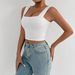 2026 Cross-Border Spring/Summer Bestseller: Simple Wide-Shoulder Women's Camisole With Double-Layer Fabric, Slim_ecoleips.com