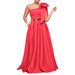 C8613 Foreign Trade European And American Summer New Style Elegant Fashionable Off-Shoulder Bow Party Long African Dress_ecoleips.com