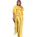 Women's Clothing New Casual Loose Round Neck Long Top Fashionable High Waist Straight Pants Suit Two Piece Set_ecoleips.com