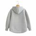 "Retro Zip-Up Fleece Jacket For Women – Winter Streetwear Parka (Black/Light Gray/Dark Gray) – Oversized Fit & Vintage Style"_ecoleips.com