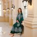Verve Muslim Dubai Turkey Abaya Women's Clothing Beaded Robe_ecoleips.com