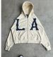 Women's Clothing Spring And Summer New Embroidered Hooded Cardigan Full Chain Loose Men And Women Trendy Sweater Jacket_ecoleips.com