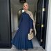 Middle Eastern Muslim Clothing Turkish Ethnic Style Women's Long Robe Dress_ecoleips.com
