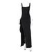 Women's Clothing Evening Dress Long Skirt Summer Fashion Sexy Suspenders Backless High Slit Dress_ecoleips.com