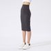 Women's Clothing Yoga Hip Skirt Pants Nude High Waist Hip Lifting Sports Running Skirt_ecoleips.com
