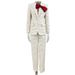 Women's Clothing Star New Bow Decoration Polka Dot Suit Jacket Trousers Suit Two Piece Suit_ecoleips.com
