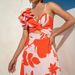 Women's Clothing Swimwear New Ruffled Printed One Piece Swimsuit Holiday Suit Female Hot Style_ecoleips.com