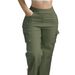 plus Size Women's Fashion Cargo Pants Versatile Stylish Polyester Regular Thickness for Spring Autumn Winter_ecoleips.com