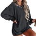 Autumn/Winter Casual Hoodie With Loose Round Neck And Long Sleeves For Women_ecoleips.com