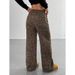 In-stock . Bestseller Cross-border New 2024 Summer European And American High-waisted Leopard Print Casual_ecoleips.com