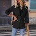 New Casual Long Sleeve Women's Foreign Trade Small Loose Fit Regular Shoulder Petite High-end Feel Top Blazer Jacket_ecoleips.com