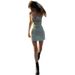 Summer Slim Fit Dress for Women Sexy Pure Color Thin Straps European American Style Ins 2025 New_ecoleips.com