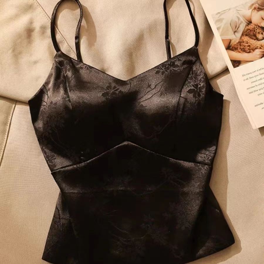 European And American Chinese Summer New Camisole For Women, National Style Jacquard, Can Be Worn As Outerwear, Elegant_ecoleips.com