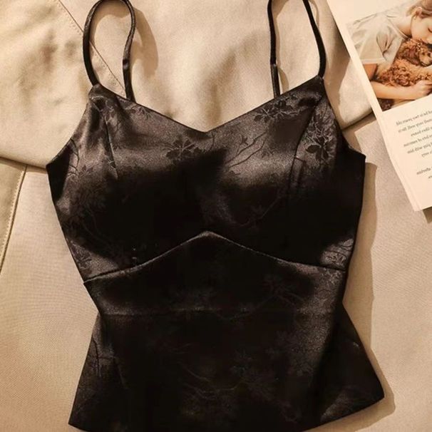 European And American Chinese Summer New Camisole For Women, National Style Jacquard, Can Be Worn As Outerwear, Elegant_ecoleips.com