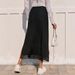 New Women's Side Slit Mesh Skirt Elastic Waist Bodycon Style In Stock Clothing Style_ecoleips.com