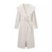 Elegant Women's Wool Coat With Belt, Notched Lapel & Long Sleeves – Classic Fall & Winter Trench Coat For Stylish Outfits_ecoleips.com