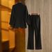 K New Arrival: Fashionable Office Commute Set - Blazer With One-Buckle Lapel And Pencil Skirt_ecoleips.com