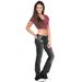Women's Clothing Jeans Skinny Stretch Fringed Flared Pants Women's Trousers Solid Color Jeans_ecoleips.com