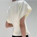 Women's Clothing One Button Vest Suit Fashionable Temperament Top Asymmetrical Vest Slim Waist Drop Shoulder Sleeves_ecoleips.com
