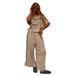 Cross-Border European And American Autumn New Women's Fashion Loose Round Neck Top Casual Wide-Leg Pants Set_ecoleips.com