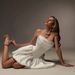 Elegant Strapless Wedding Dress For Women Short Ivory White American Style Light New Photo Shoot Travel Dress_ecoleips.com