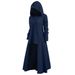 WIS plus Size Women's Casual Dress Hooded Loose Stretch Solid Color Coat Fashion EBay European American Style_ecoleips.com