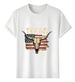 Women's T-Shirts Tshirt Muscle Freaks Skull Cowboy Style Texas 1948_ecoleips.com