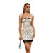 Spring Summer European American Independent Station Ins Sexy Slim Fit Fashion High-end Backless Strap Dress_ecoleips.com
