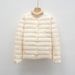 Pinghu Chixin Liner New National Standard 90 Versatile Round Neck Simple Wave Pattern Autumn Winter Coat Down Jacket For_ecoleips.com