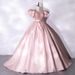 Romantic Pink Tutu Evening Gown – Satin Princess Ballgown For Vocal Performances, Hosting & Special Occasions_ecoleips.com