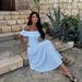 DiYun Elegant Strapless Long Dress for Women European American Style Spring Summer 2026 Independent Amazon Website Cross Border_ecoleips.com