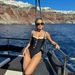 Women's Clothing Black & White One-Piece Swimsuit Sexy Ready-to-Wear Polyester_ecoleips.com