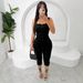 Verve 2025 Summer New Style Hot Girl Front Tie Strap Vest And Shorts Set Women's Fashion_ecoleips.com