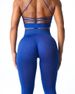 Women's Tight Fitting Seamless Yoga Pants Butt Lifting Cropped Fitness Sportswear Cationic Linen_ecoleips.com