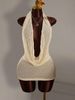 Sexy Backless Mini Skirt Dress For Women American Style Casual Vacation Beachwear Bodycon Knitted Hot Girls Fashion_ecoleips.com