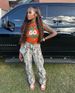 Women's Clothing Autumn New Style Stitching High Waist Camouflage Pocket Street Fashion Pants_ecoleips.com